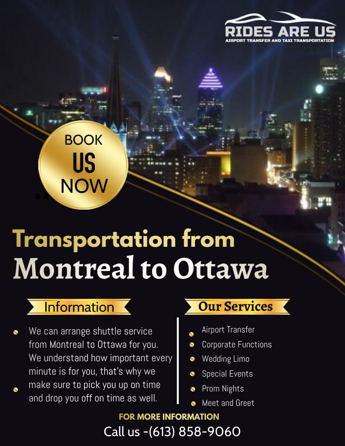 Transportation from Montreal to Ottawa