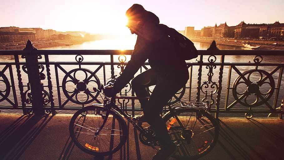 sunset-cycling